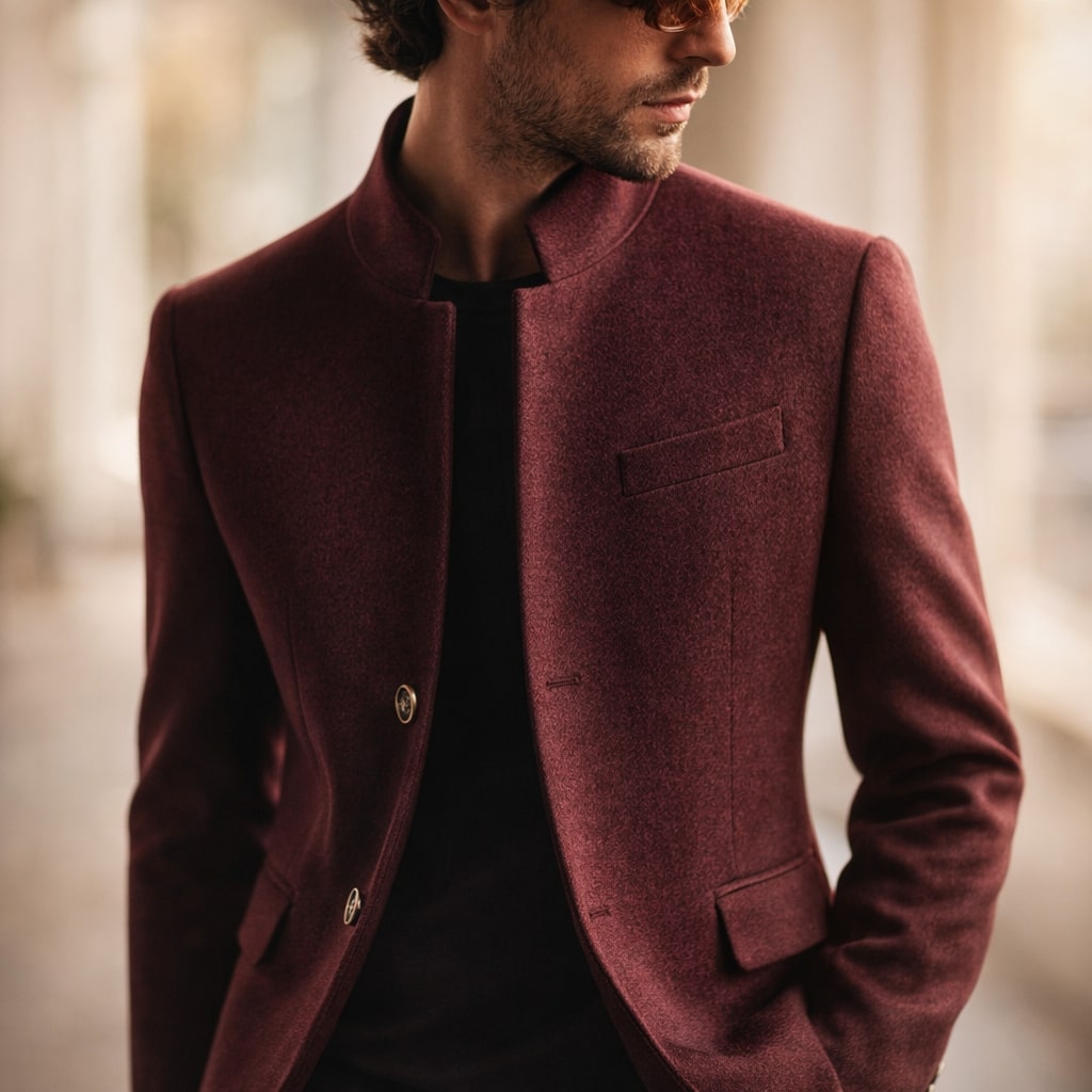 WENTWORTH LONDON | HIGH COLLAR COAT FOR MEN