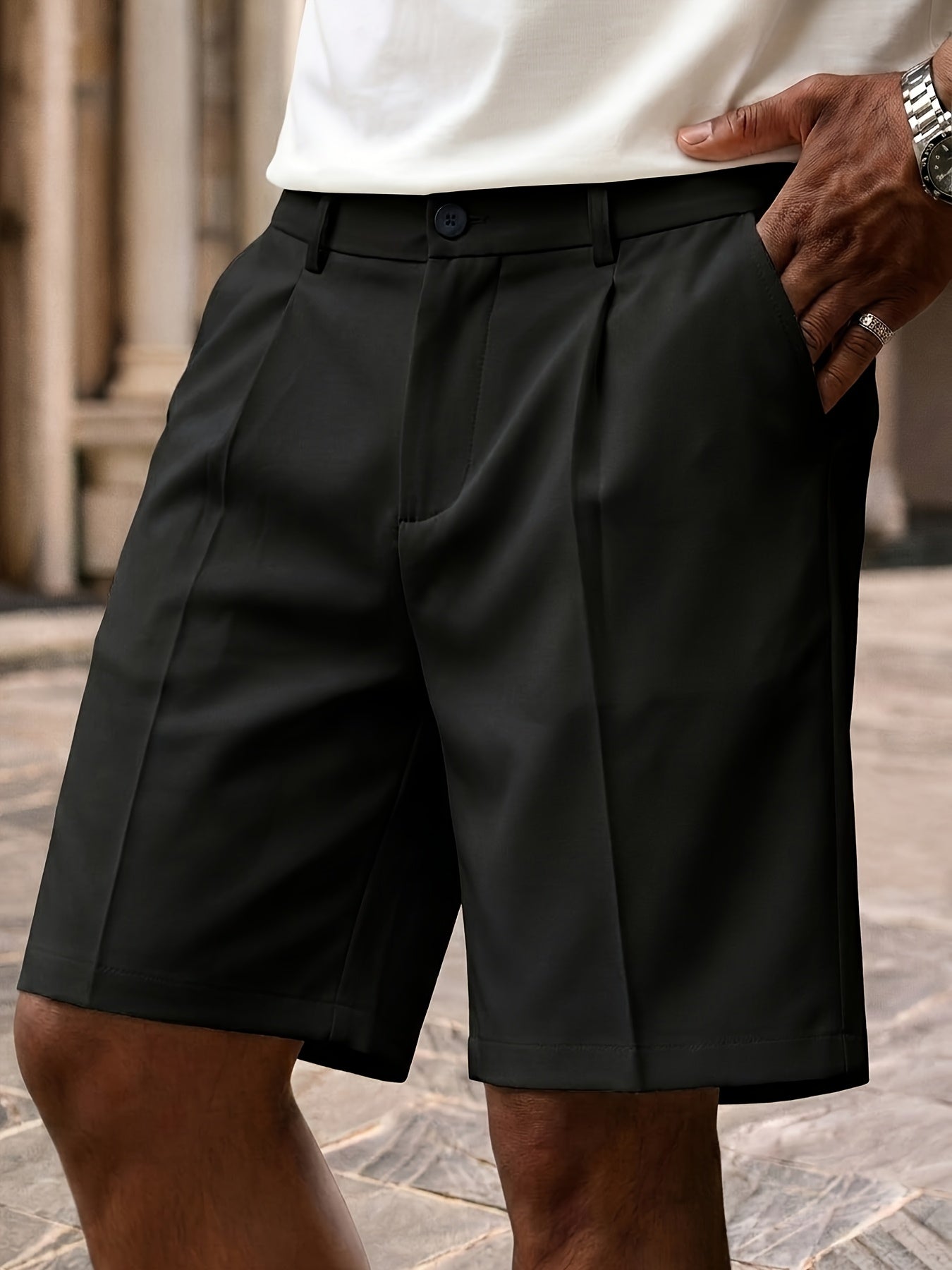 STRAIGHT LEG SHORTS FOR MEN
