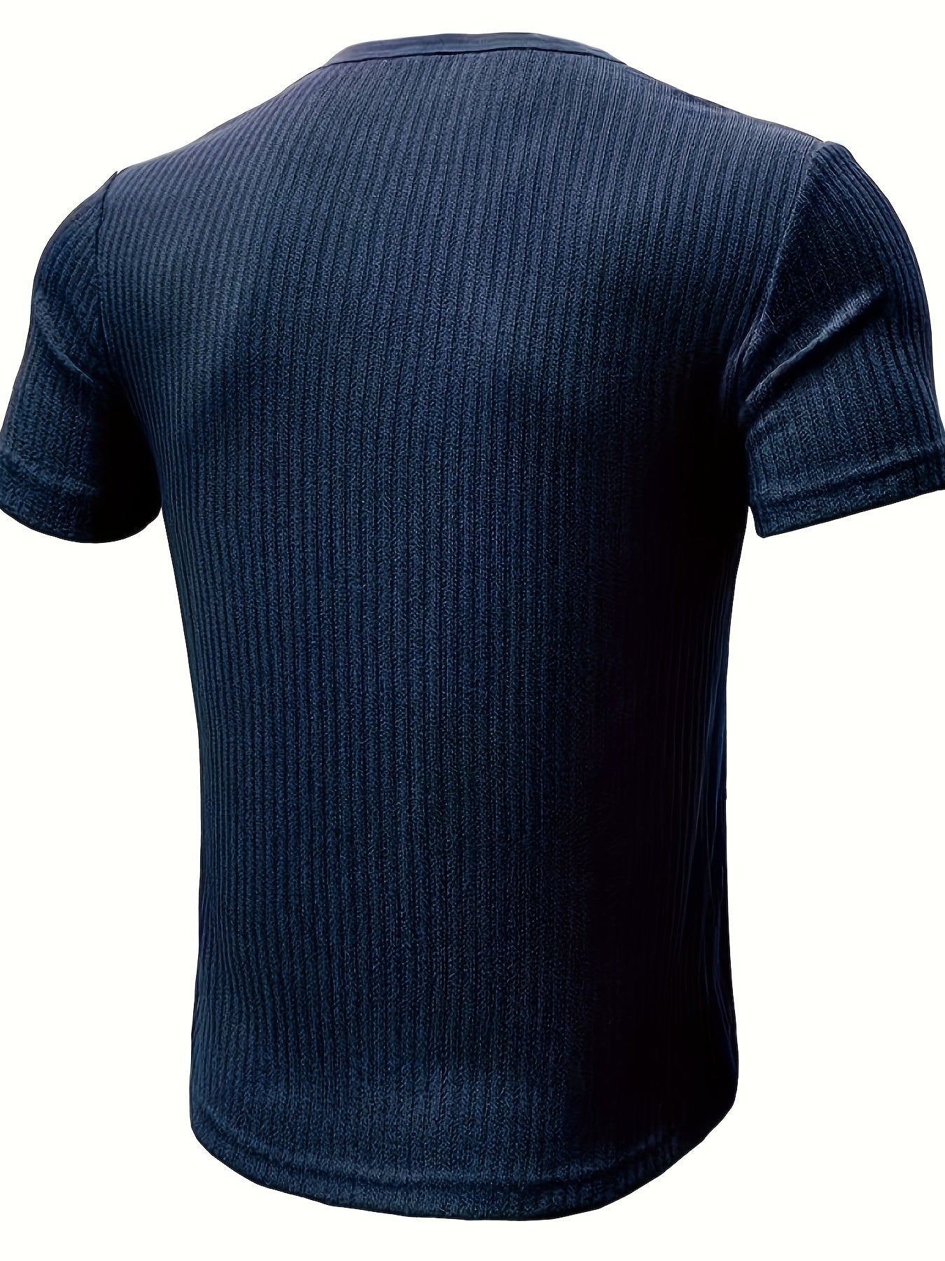 TEXTURED CREW NECK SHIRT FOR MEN