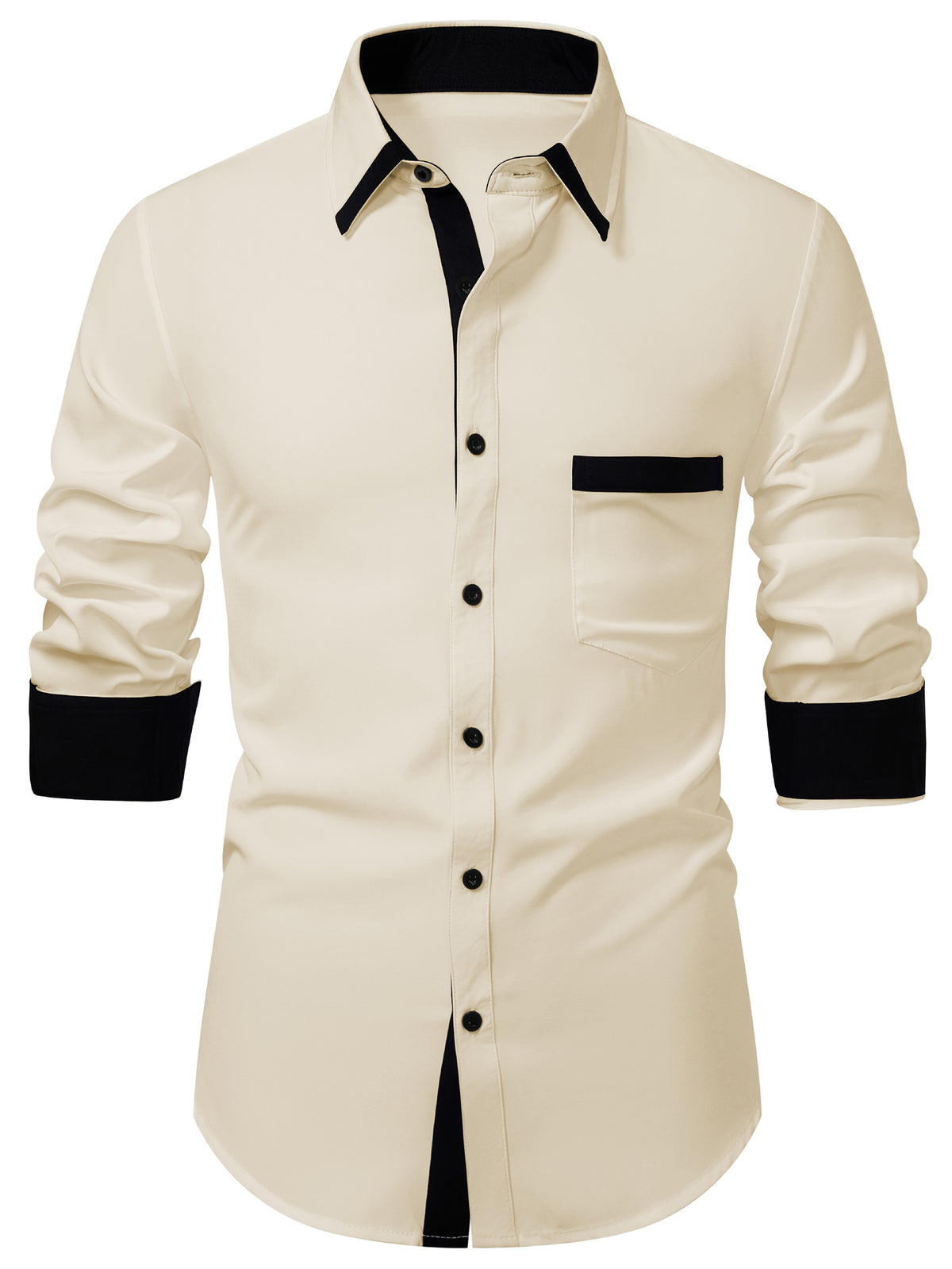 CONTRAST PANEL SHIRT FOR MEN