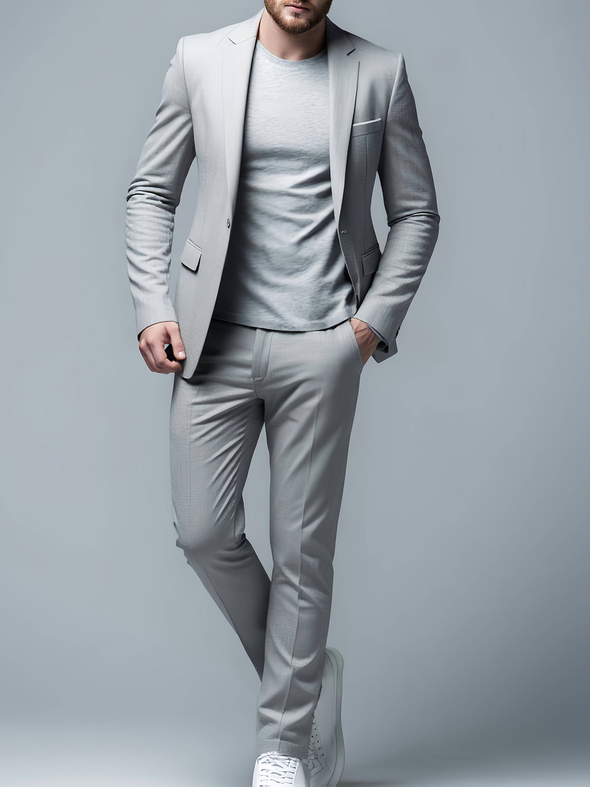 SKINNY SUIT SET FOR MEN
