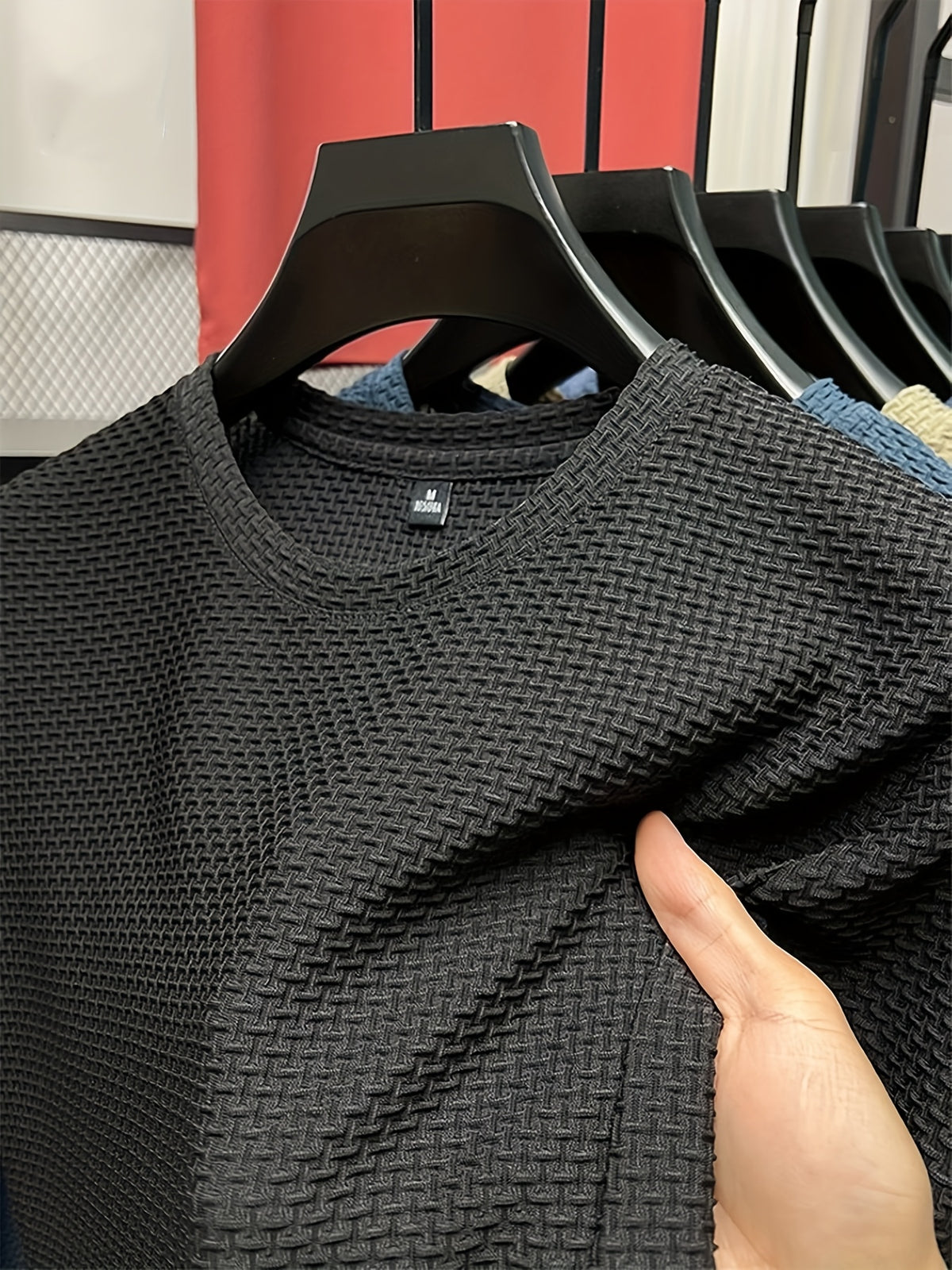 STRETCH KNIT T-SHIRT FOR MEN