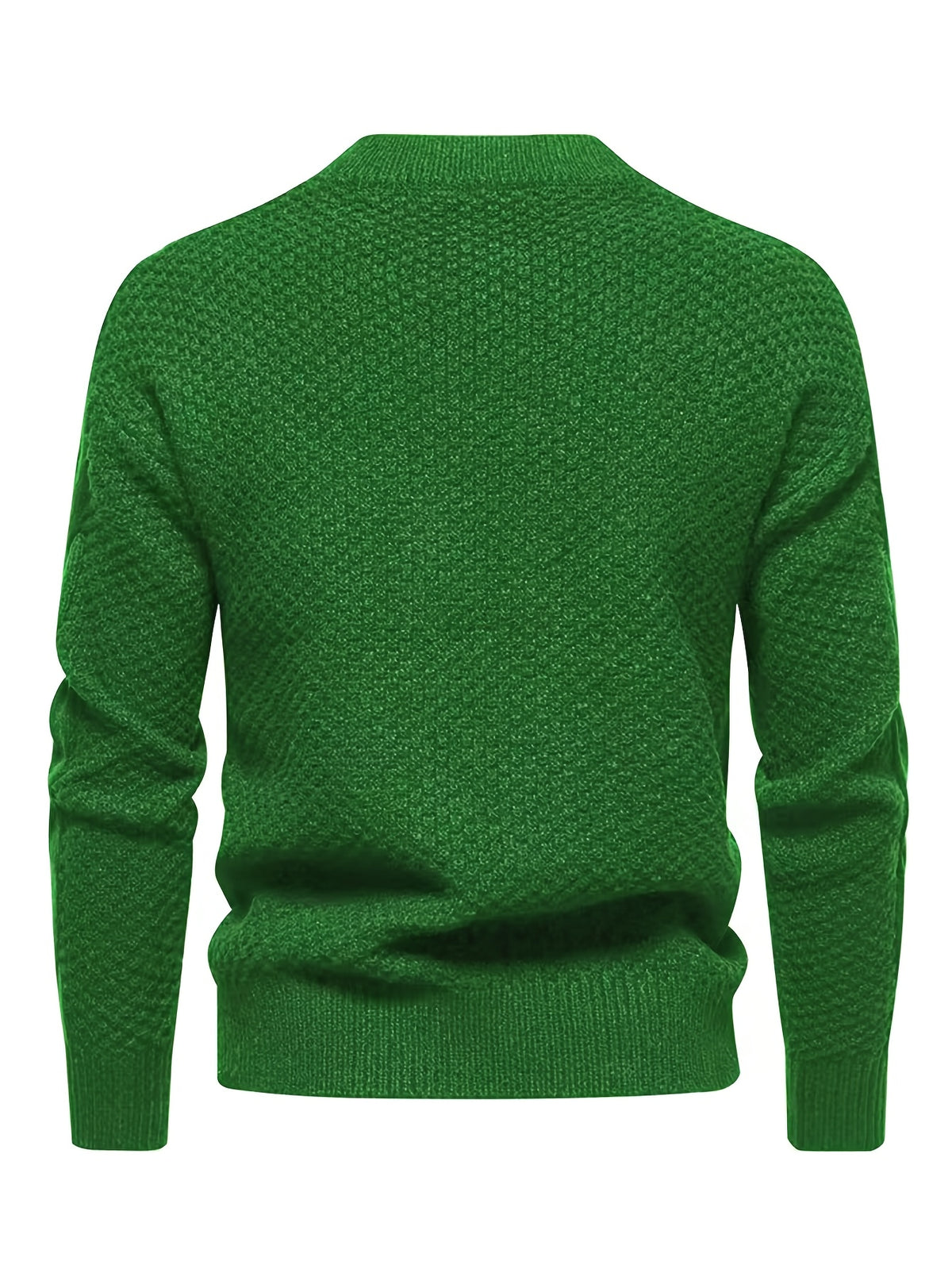 CABLE KNIT CREW NECK SWEATER FOR MEN