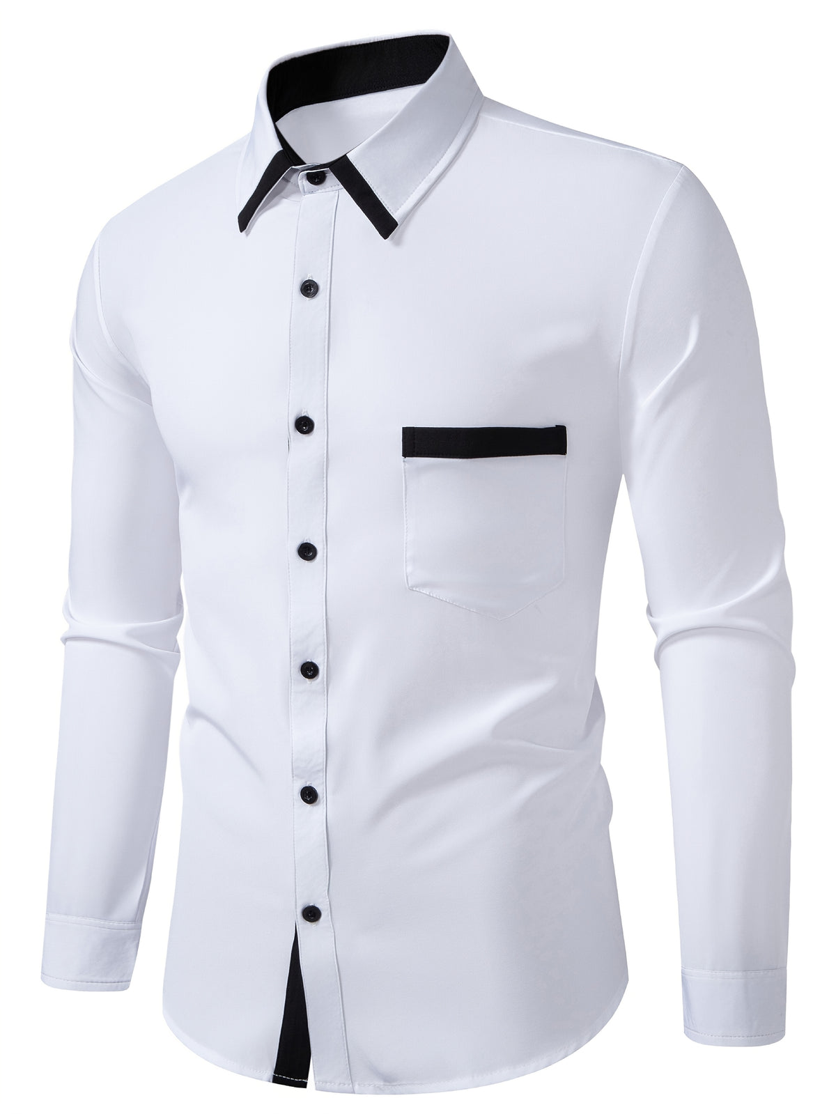 CONTRAST PANEL SHIRT FOR MEN