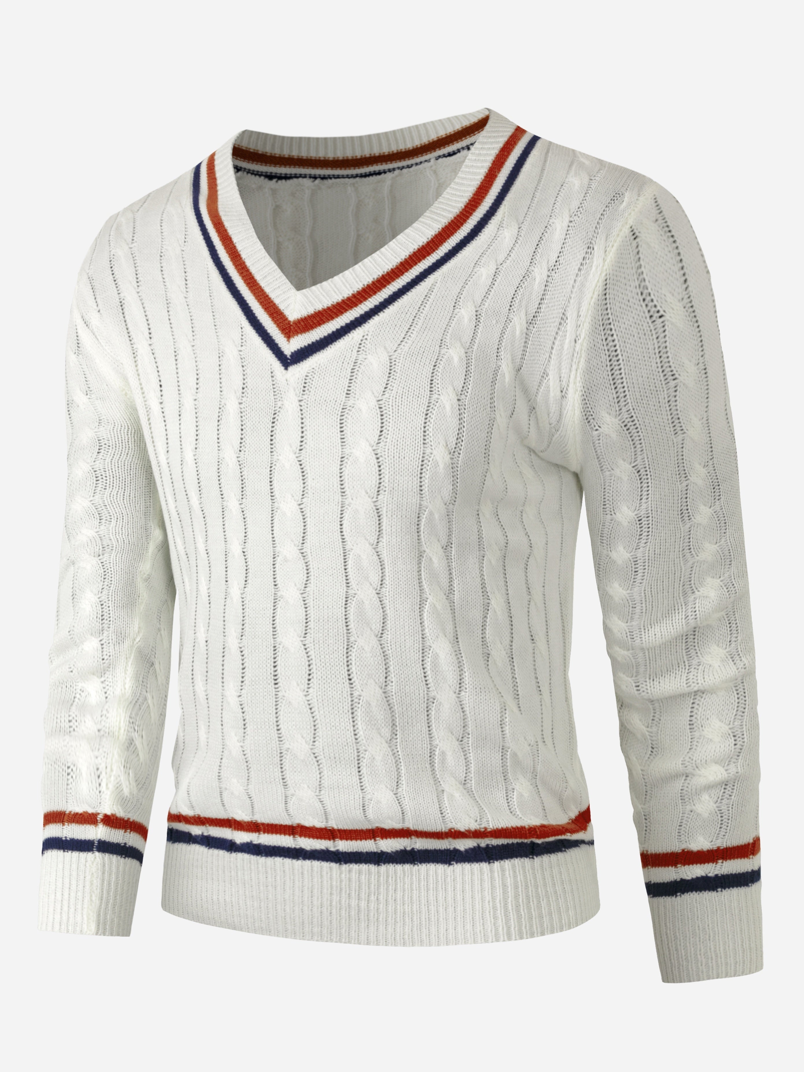 PREPPY V-NECK SWEATER FOR MEN