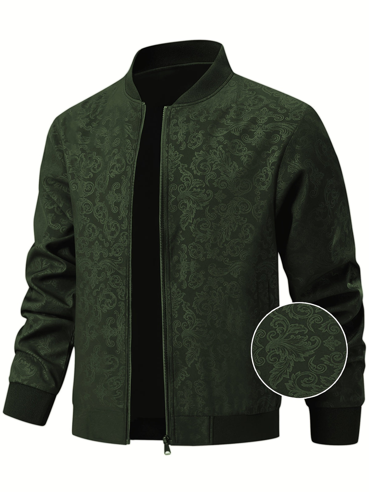 PHOENIX PRINT BOMBER JACKET FOR MEN