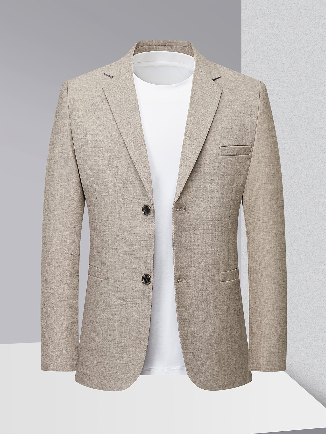 TEXTURED SUIT JACKET FOR MEN