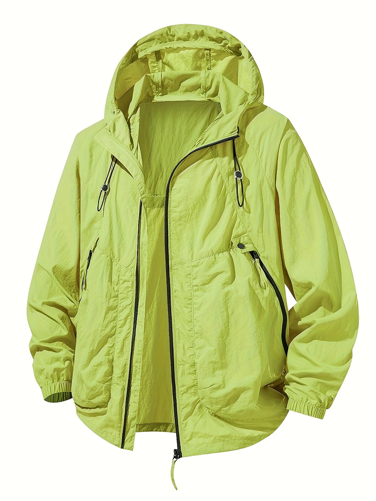 LOOSE FIT HOODED JACKET FOR MEN