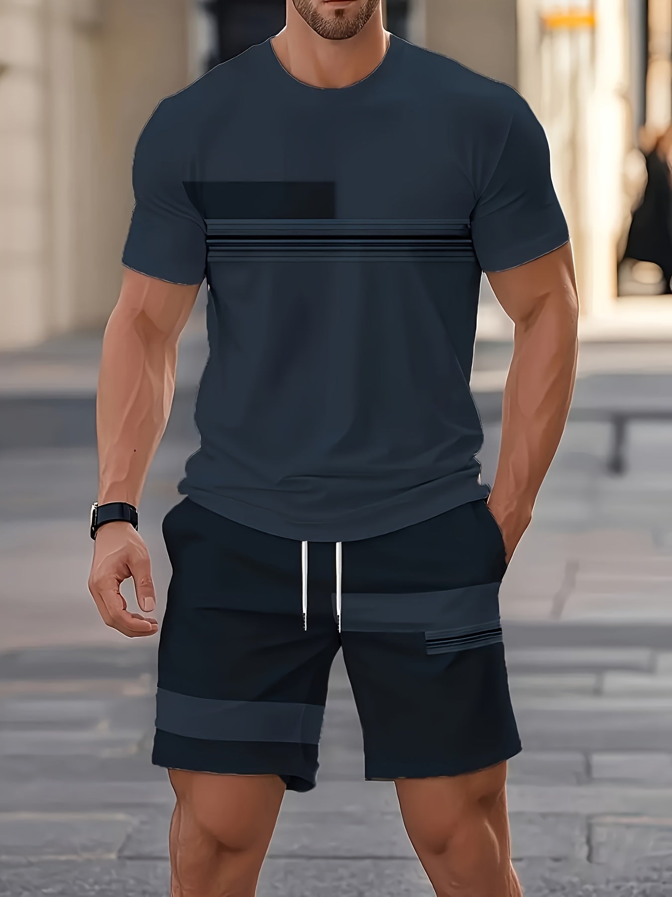 PRINTED OUTFIT SET FOR MEN