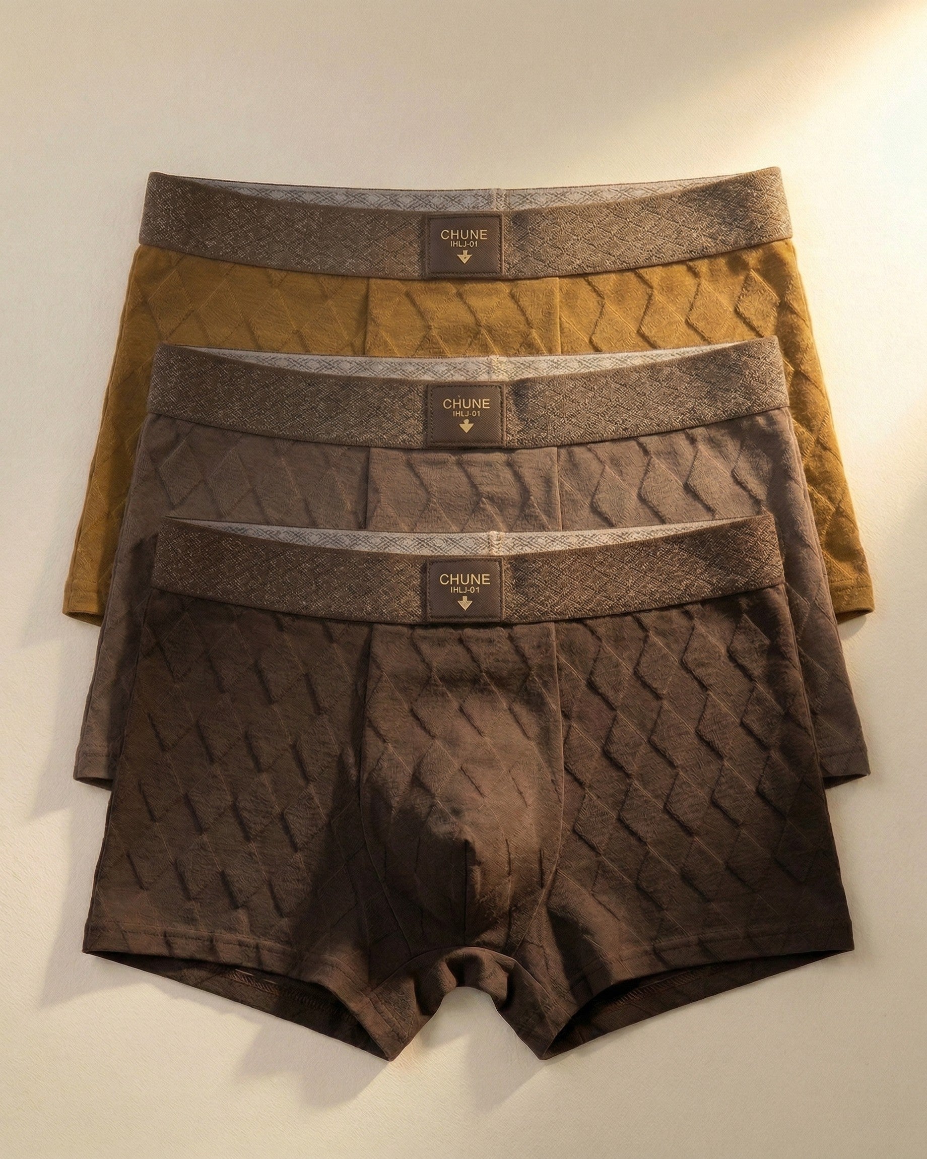 SOFT KNIT BOXER BRIEFS FOR MEN