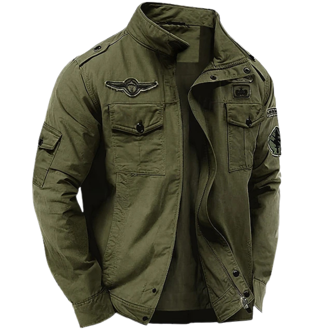 STRUCTURED MILITARY JACKET FOR MEN