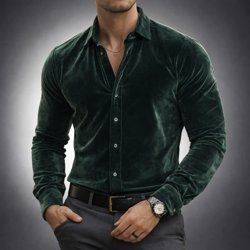WENTWORTH LONDON | VELVET SHIRT FOR MEN