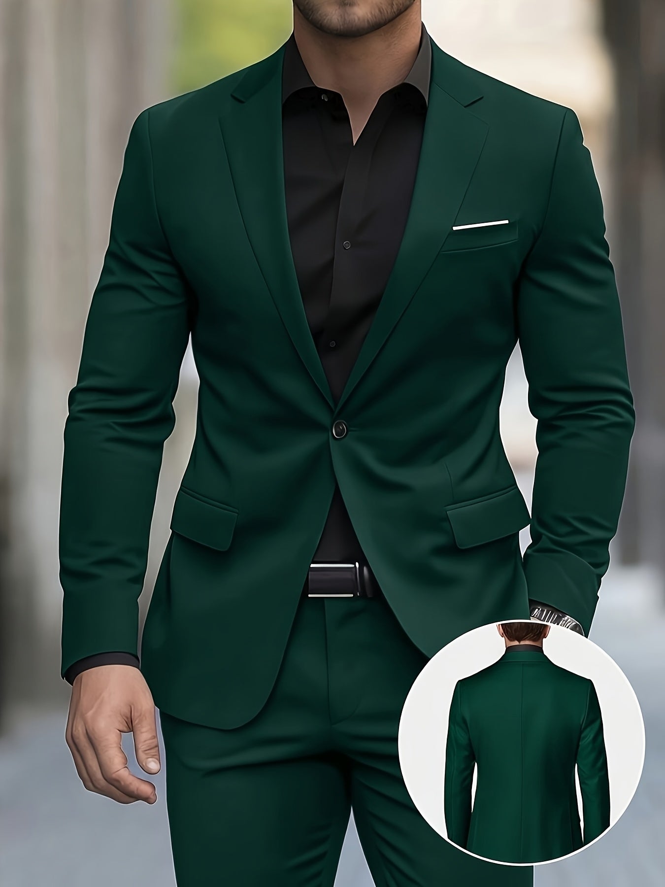 POLYESTER SUIT SET FOR MEN