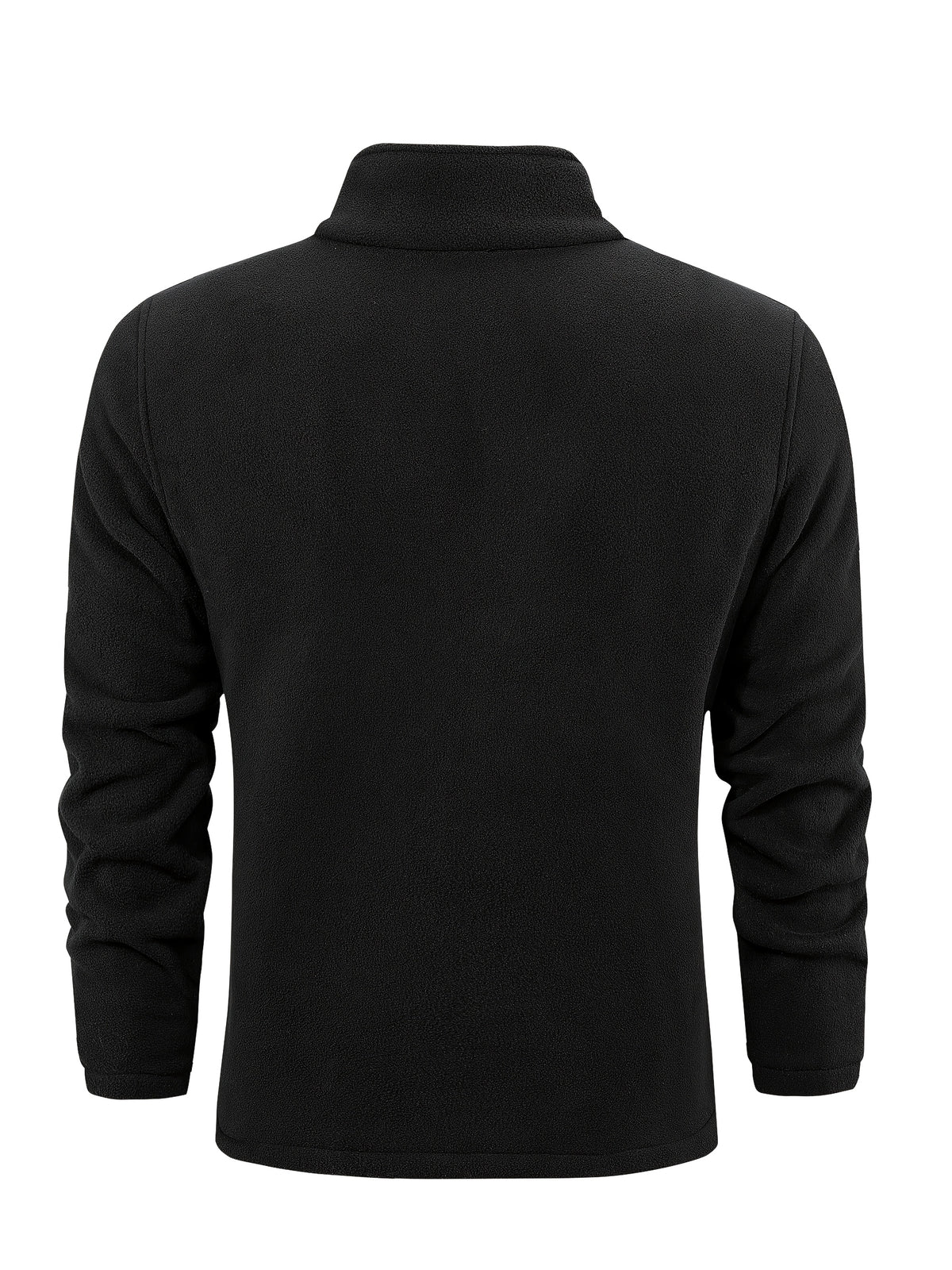 STAND COLLAR FLEECE JACKET FOR MEN
