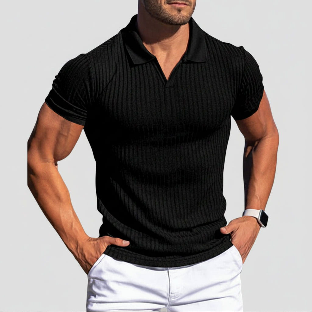 STRUCTURED POLO SHIRT FOR MEN