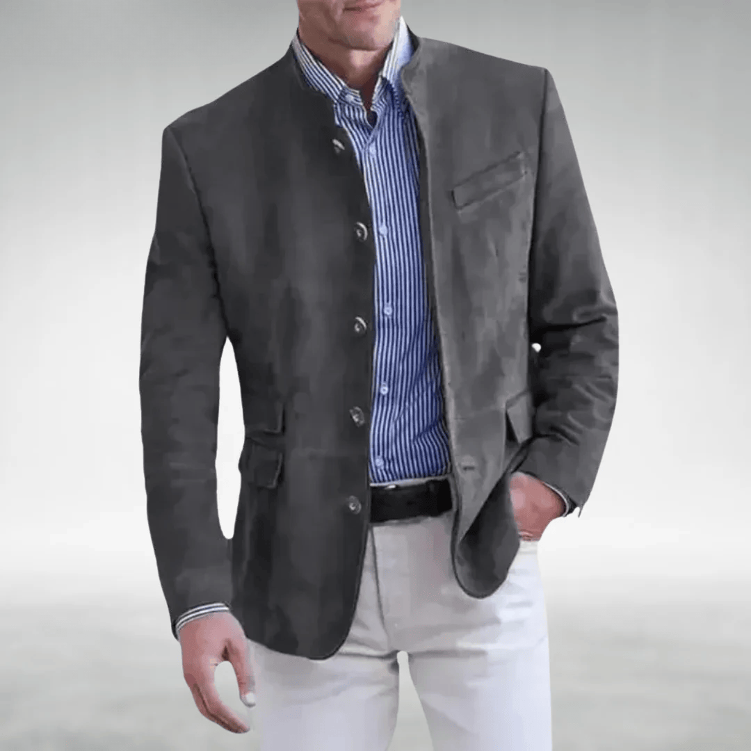 BRUSHED SUEDE JACKET FOR MEN