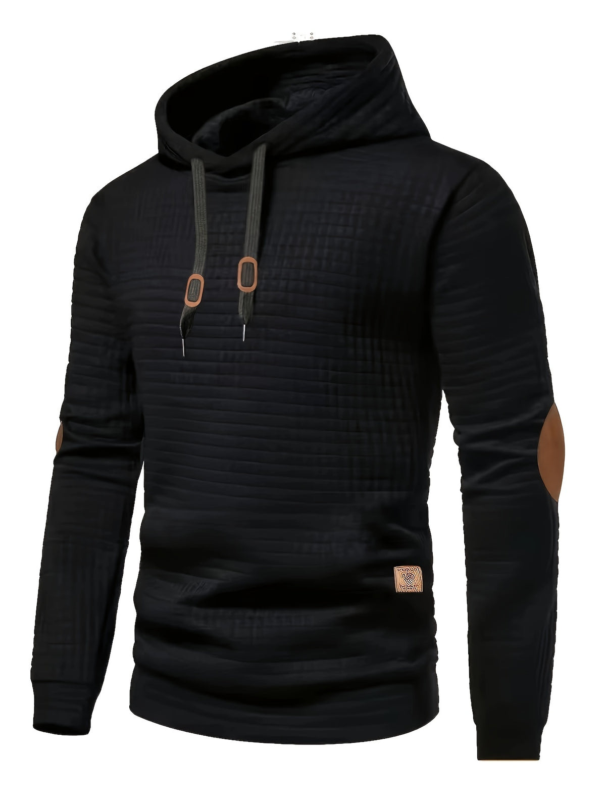 CHECKERED HOODED SWEATSHIRT FOR MEN