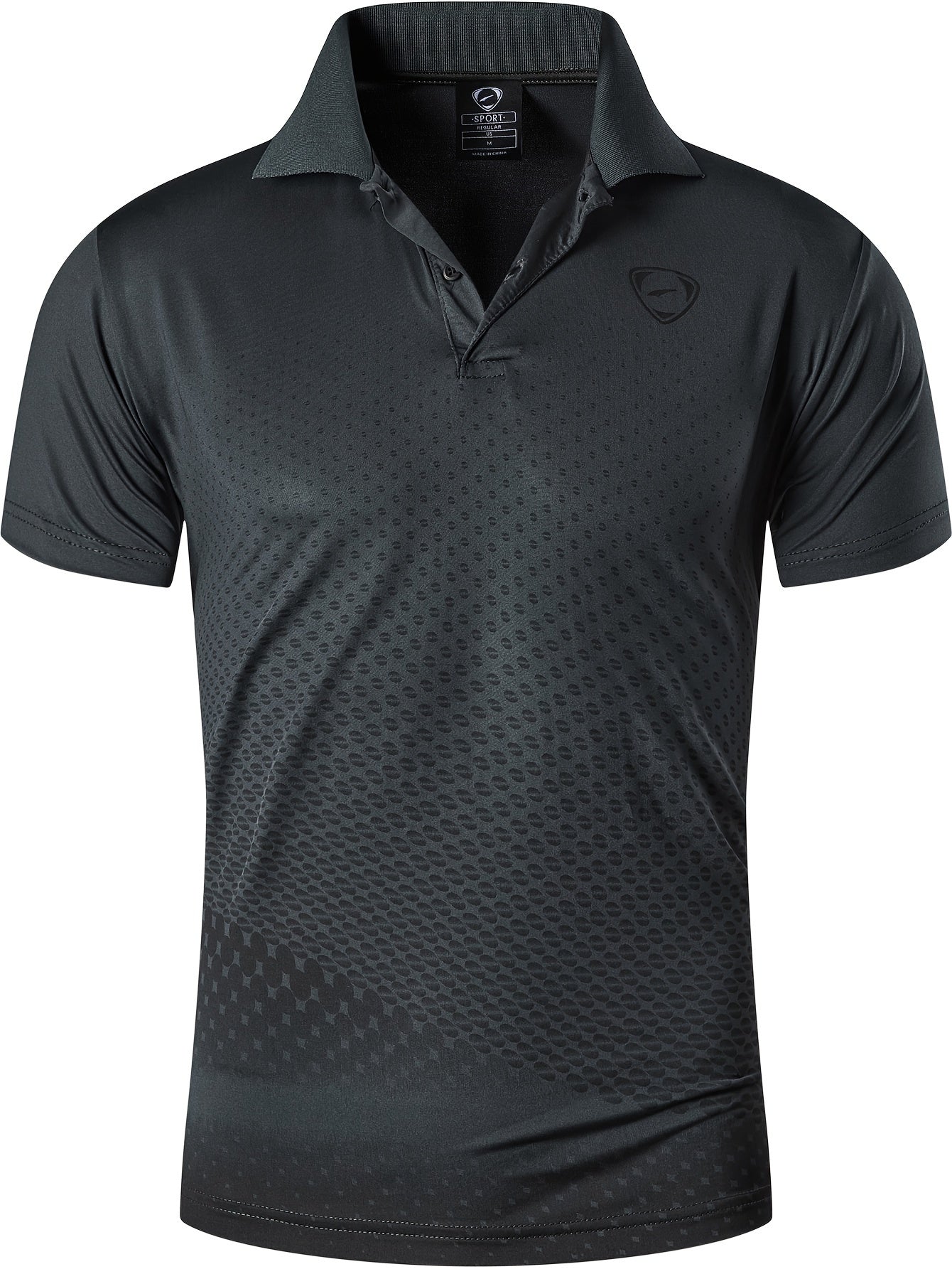 SPORT PRINT POLO SHIRT FOR MEN