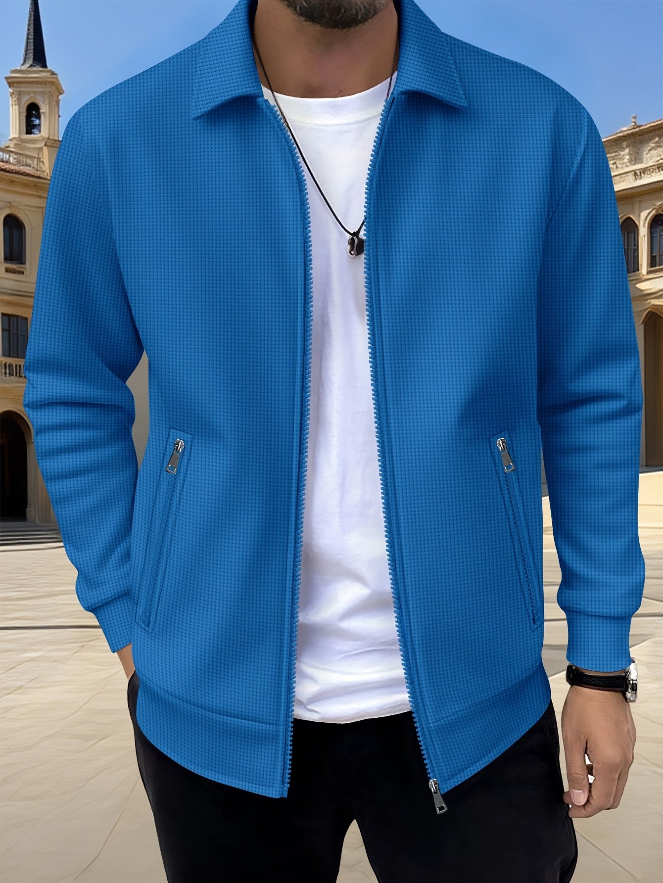 ZIPPER SPORTS JACKET FOR MEN