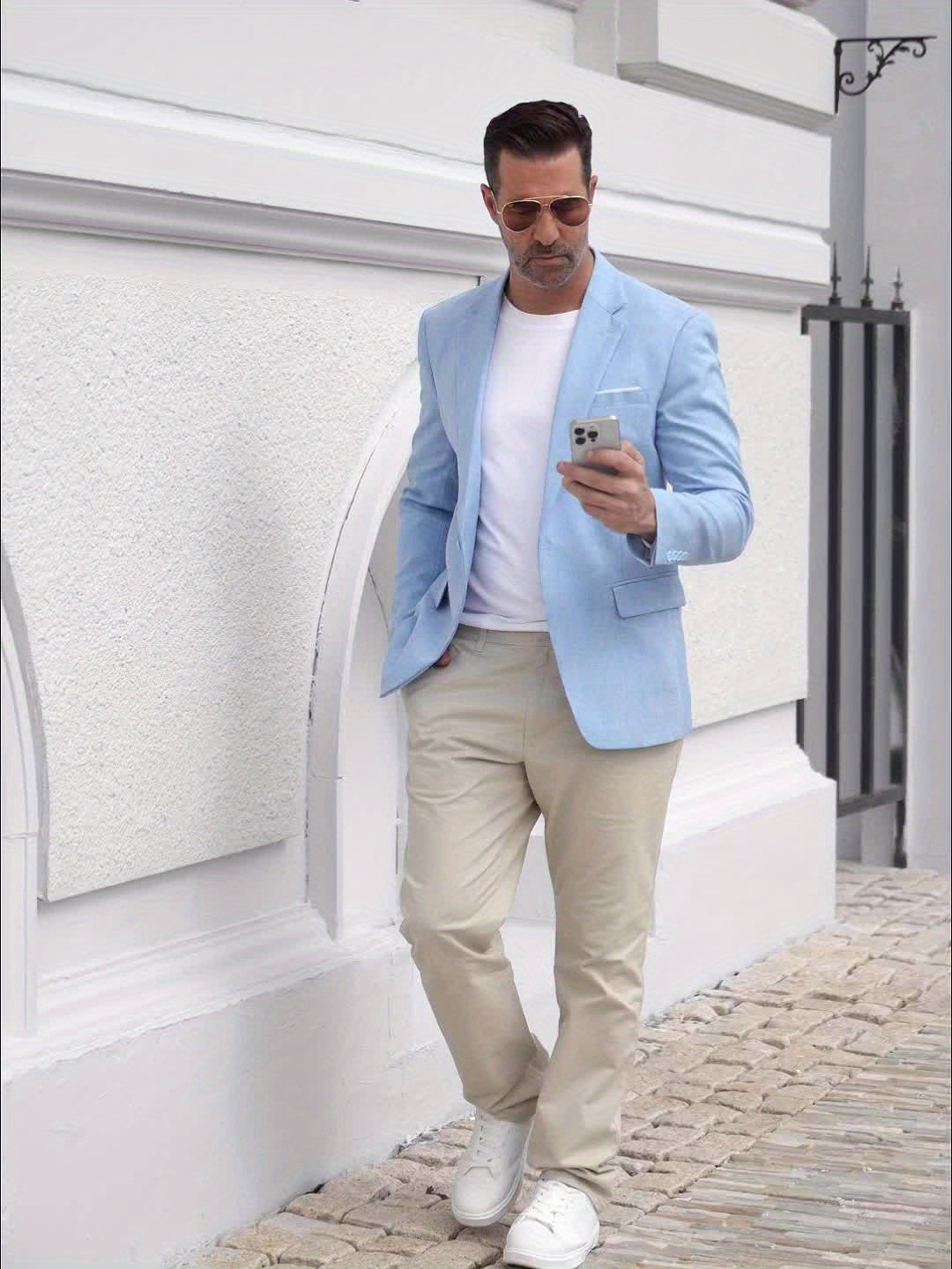 LAPEL SUIT JACKET FOR MEN