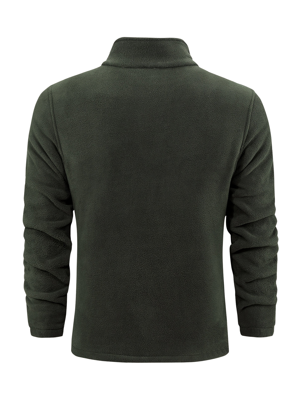 STAND COLLAR FLEECE JACKET FOR MEN