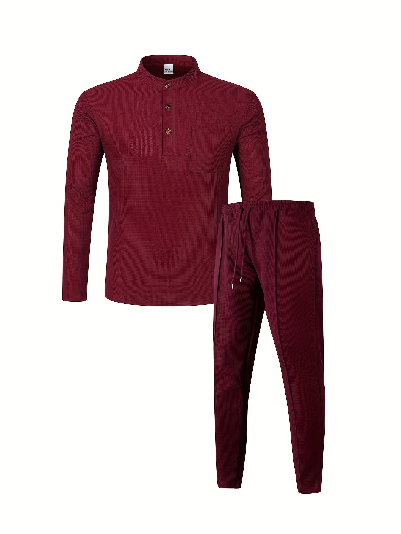 SOLID TWO PIECE SET FOR MEN