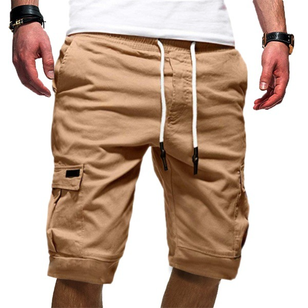 MULTI-POCKET CARGO SHORTS FOR MEN