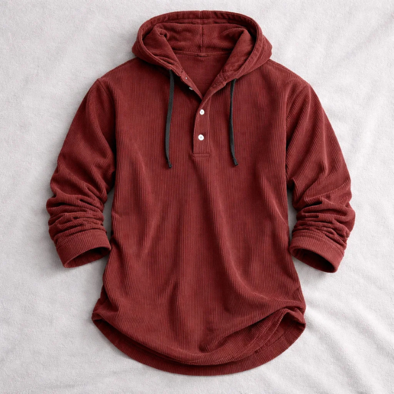 WENTWORTH LONDON | CORDUROY HOODIE FOR MEN