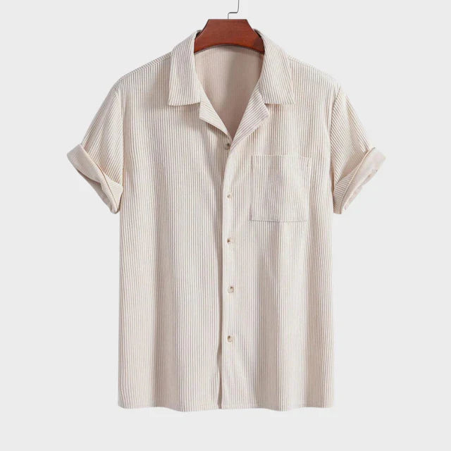 SHORT SLEEVE CUBAN SHIRT FOR MEN