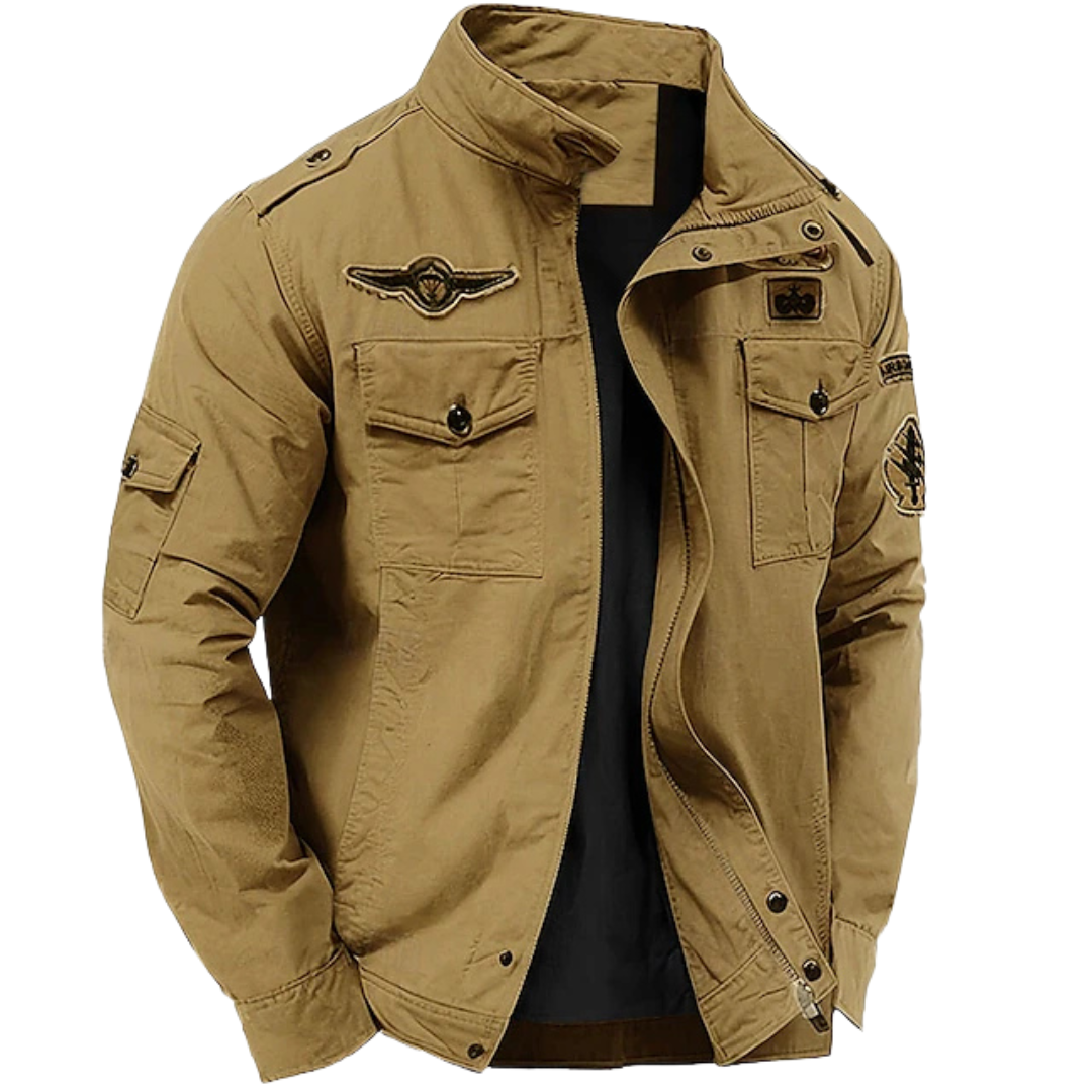 STRUCTURED MILITARY JACKET FOR MEN