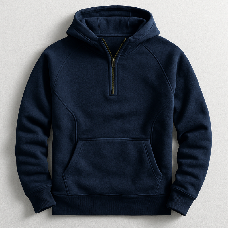 MIDWEIGHT COTTON HOODIE FOR MEN
