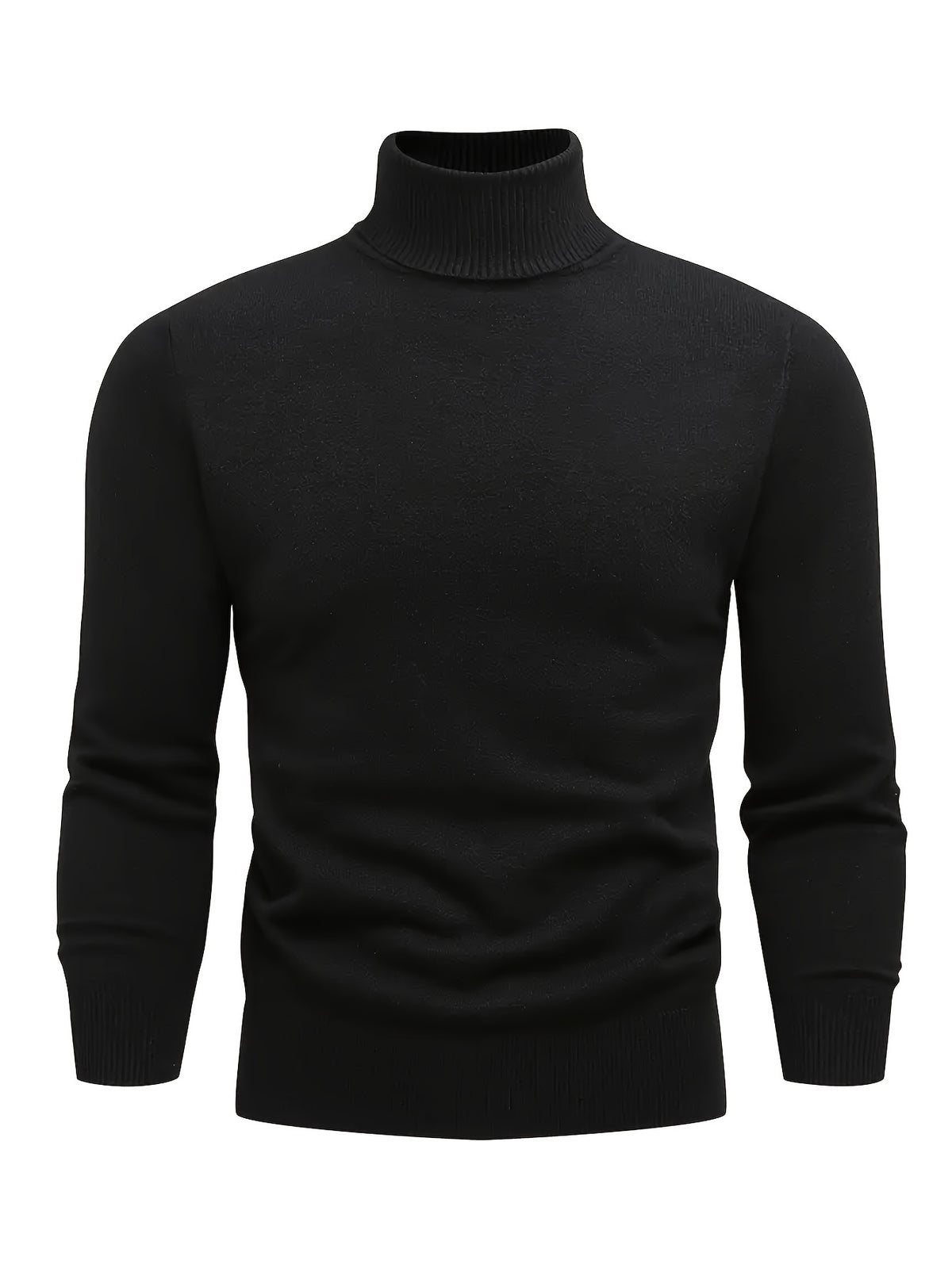 HIGH NECK KNIT SWEATER FOR MEN