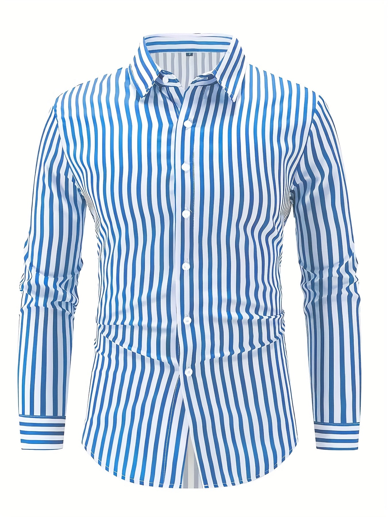 STRIPED LONG SLEEVE SHIRT FOR MEN