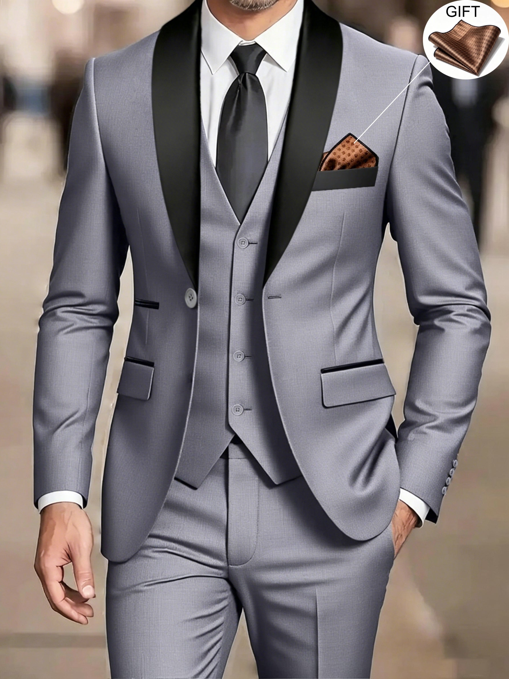 3 PIECE SUIT SET FOR MEN