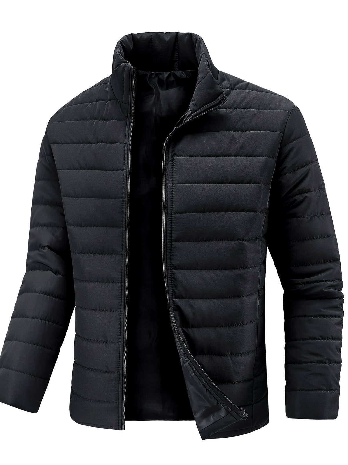 PADDED STAND COLLAR COAT FOR MEN