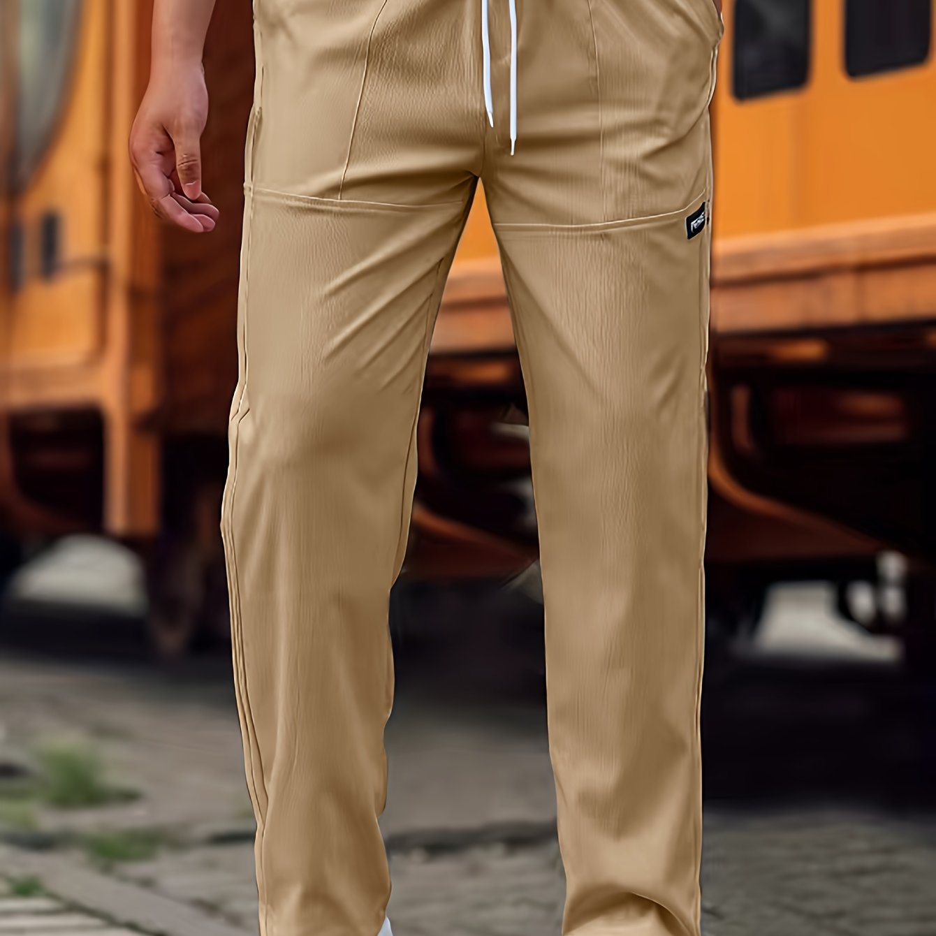STRAIGHT CUT TROUSERS FOR MEN