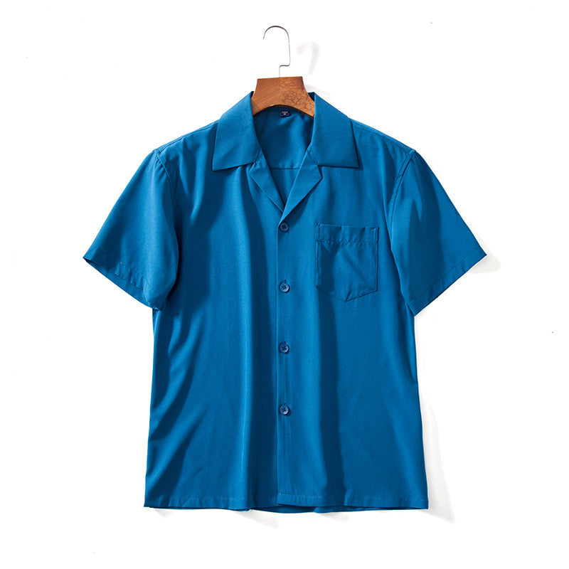 CUBAN COLLAR SUMMER SHIRT FOR MEN