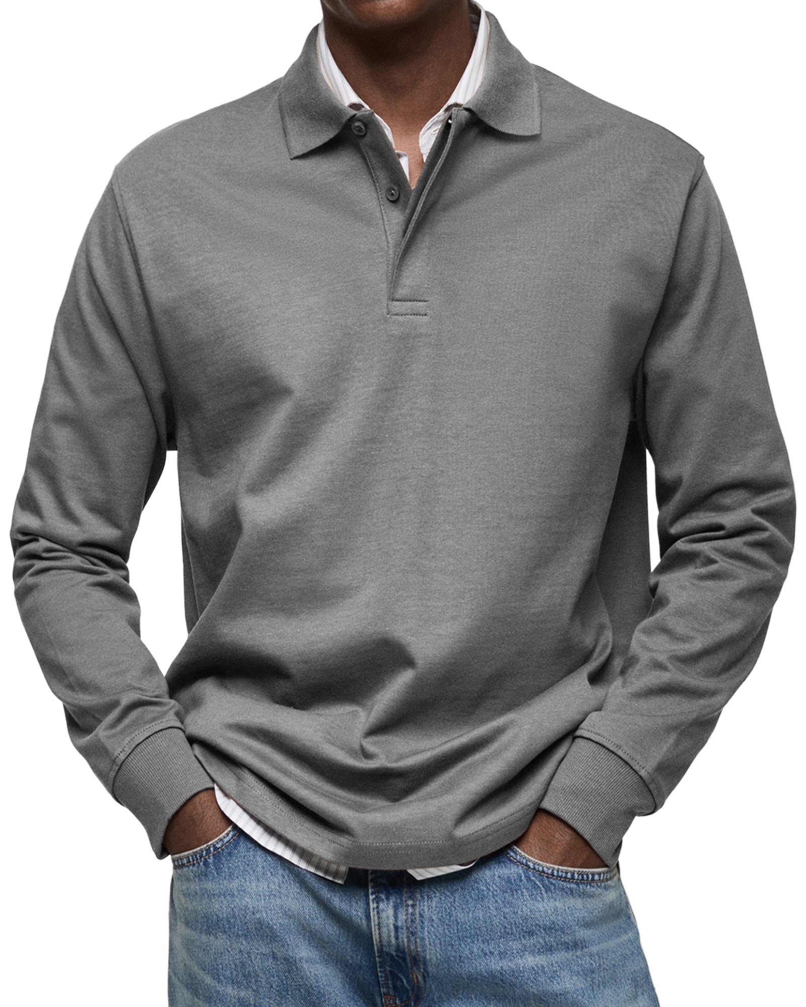 WENTWORTH LONDON | LUXURY LONG-SLEEVED POLO