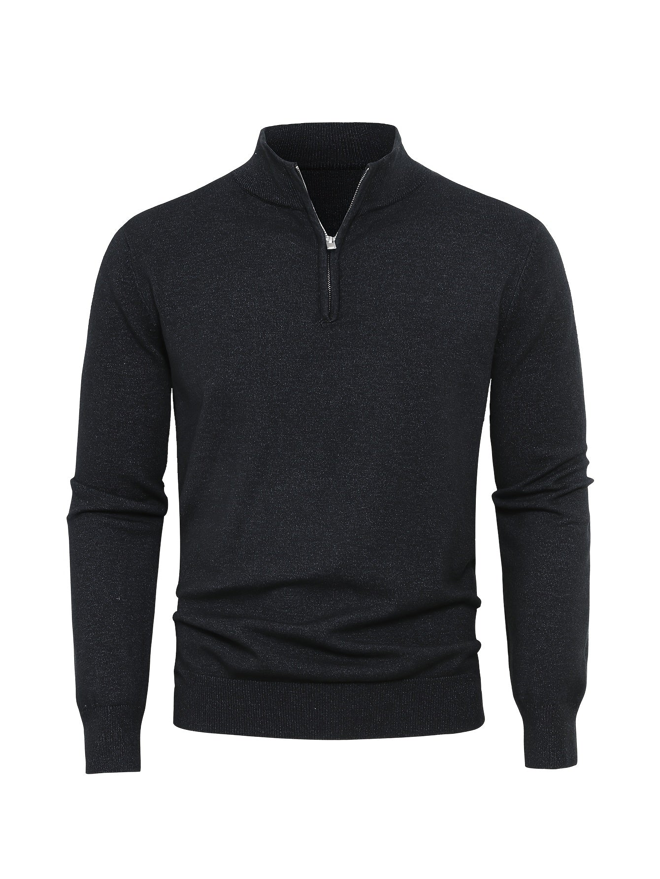 HALF ZIP KNIT SWEATER FOR MEN