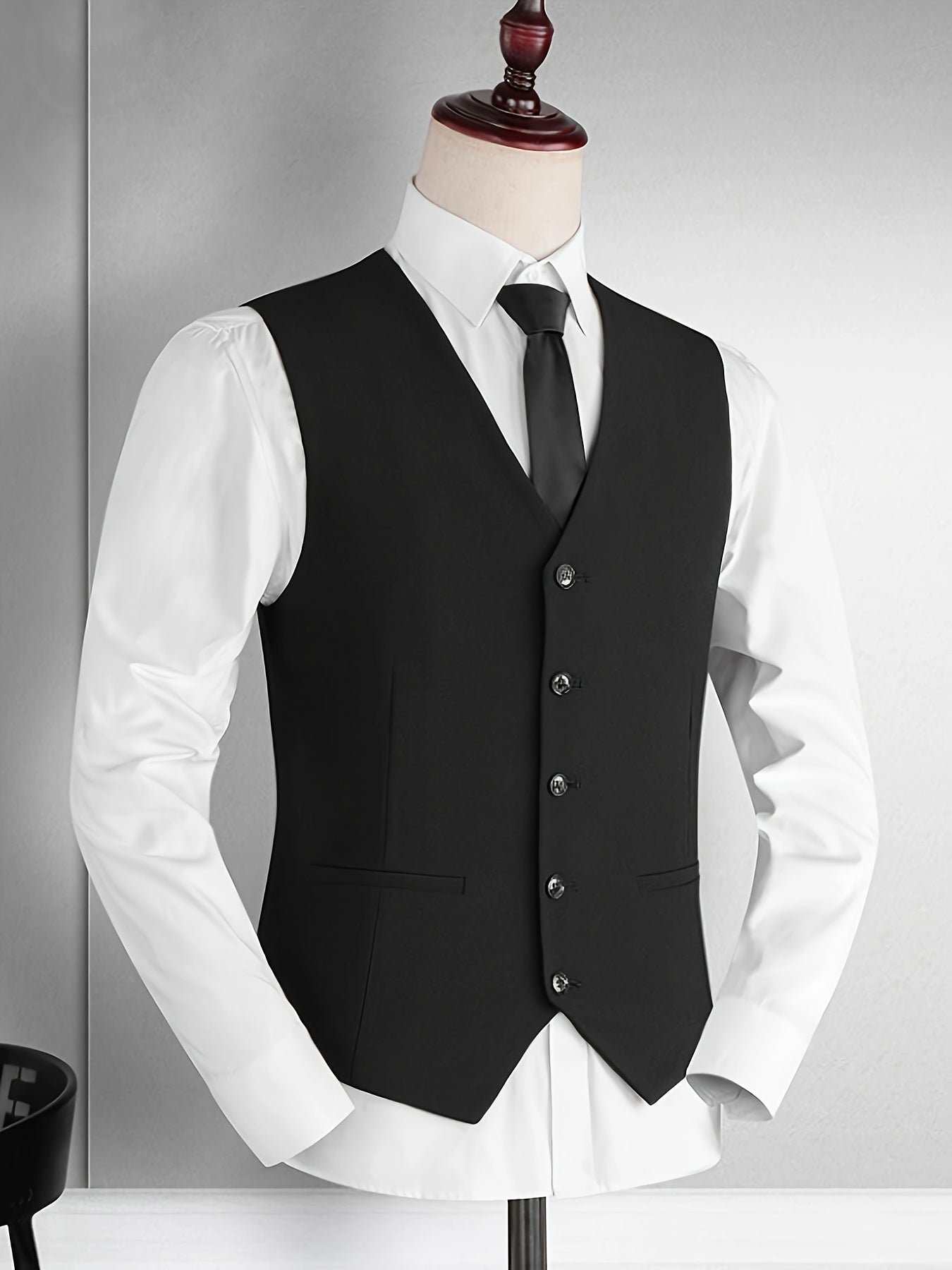 SLEEVELESS BUTTON SHIRT FOR MEN