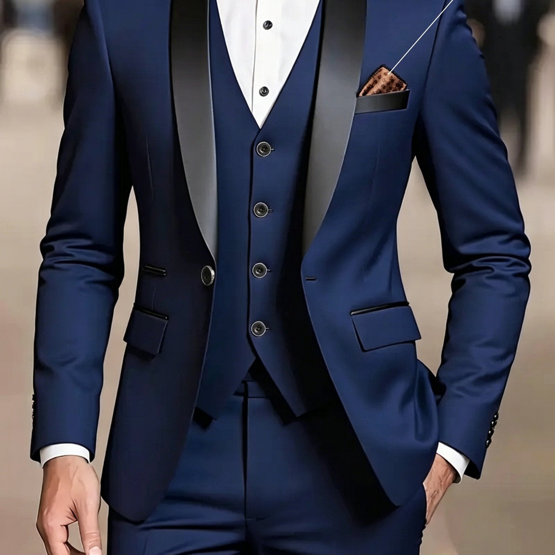 3 PIECE SUIT SET FOR MEN