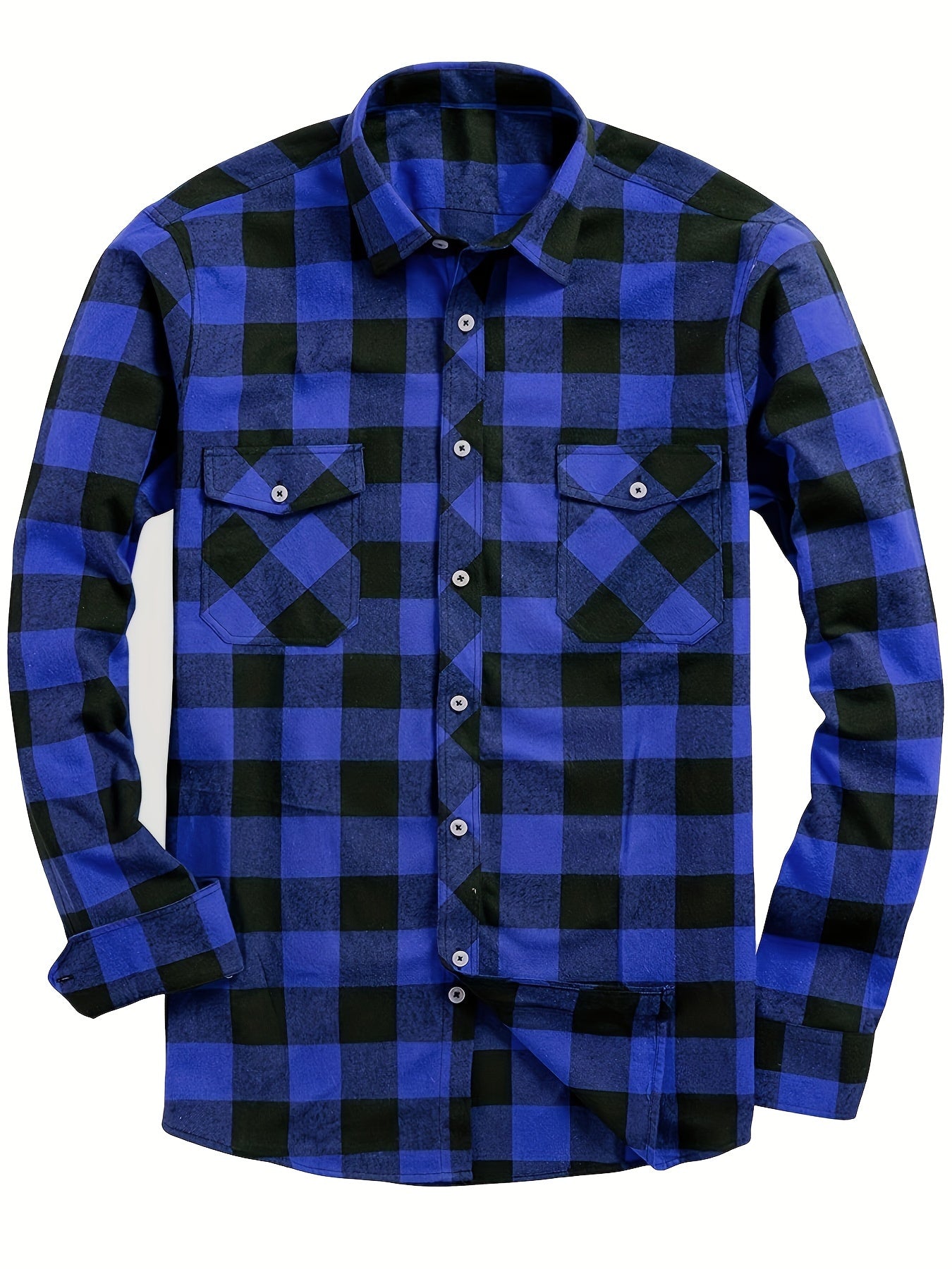 PLAID FLANNEL SHIRT FOR MEN