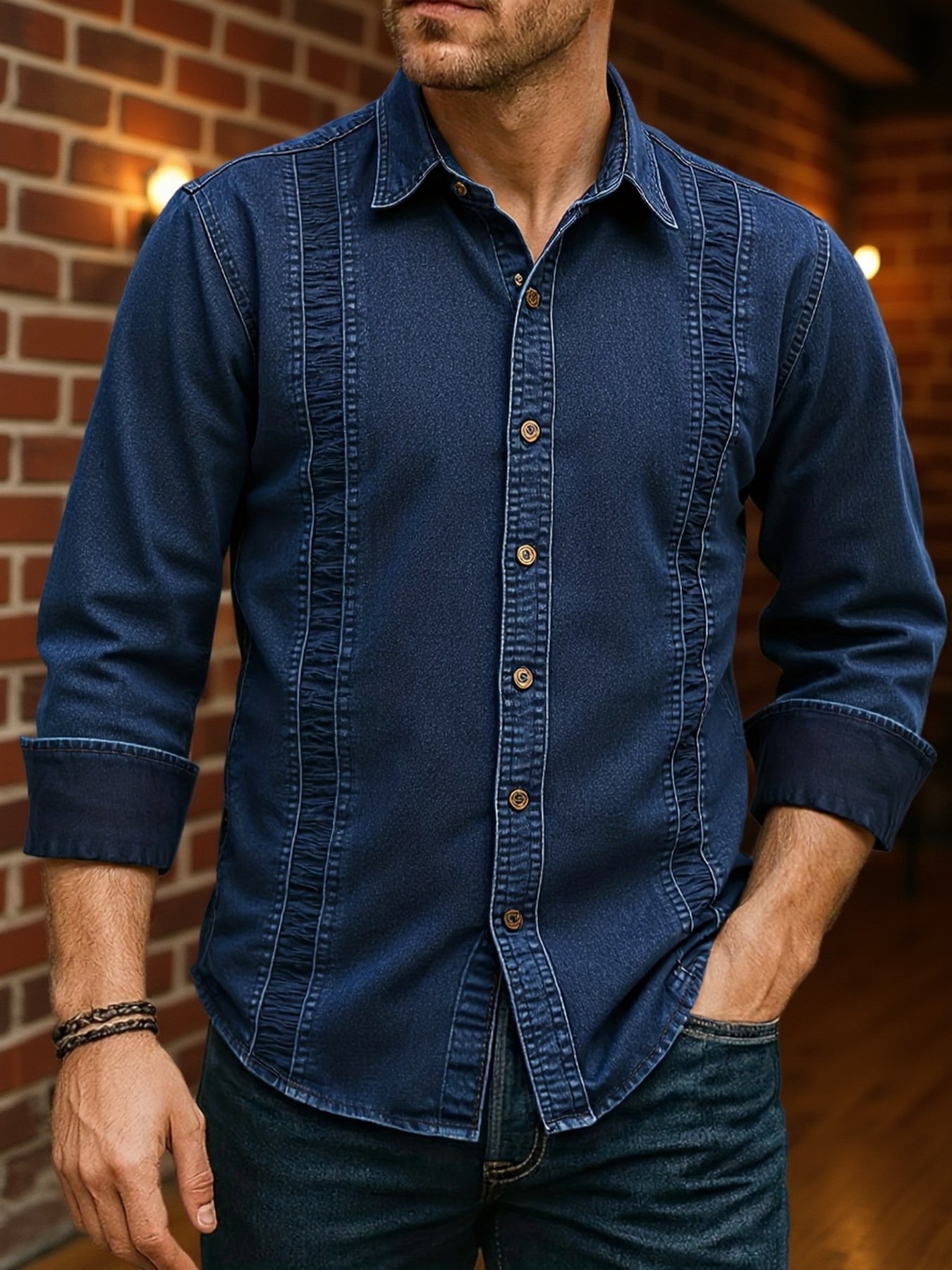DENIM SHIRT FOR MEN