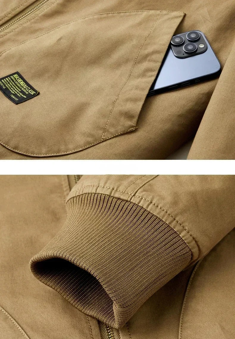 SHERPA LINED FLIGHT JACKET FOR MEN