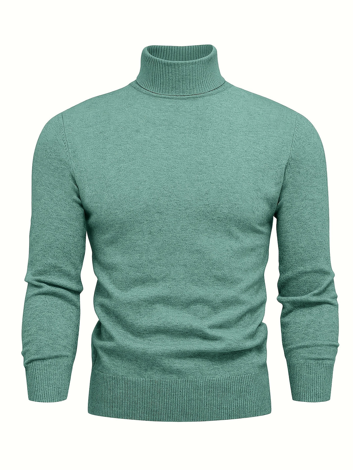 HIGH NECK KNIT SWEATER FOR MEN