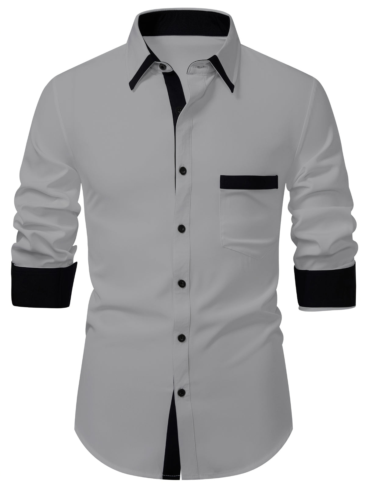 CONTRAST PANEL SHIRT FOR MEN