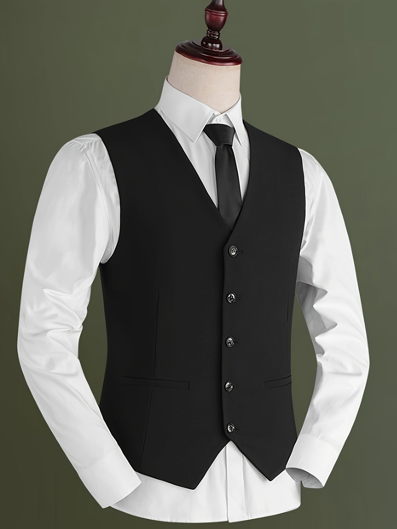 SLEEVELESS BUTTON SHIRT FOR MEN