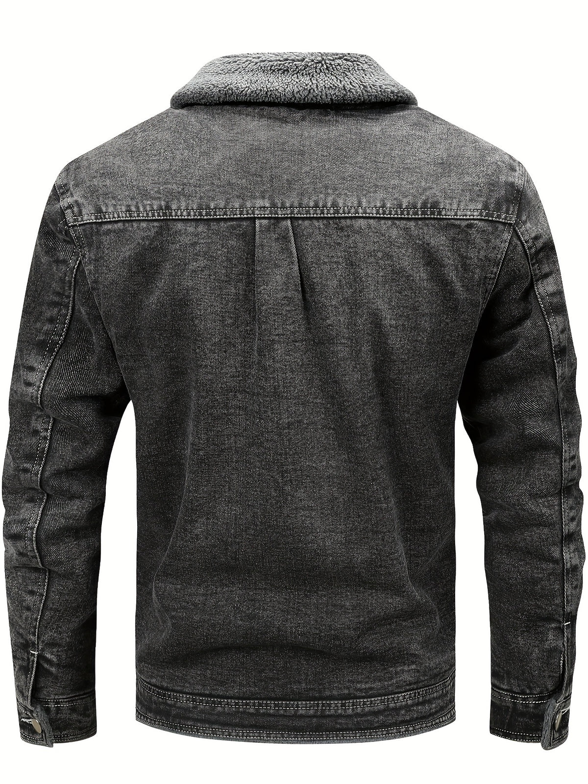 WARM DENIM JACKET FOR MEN