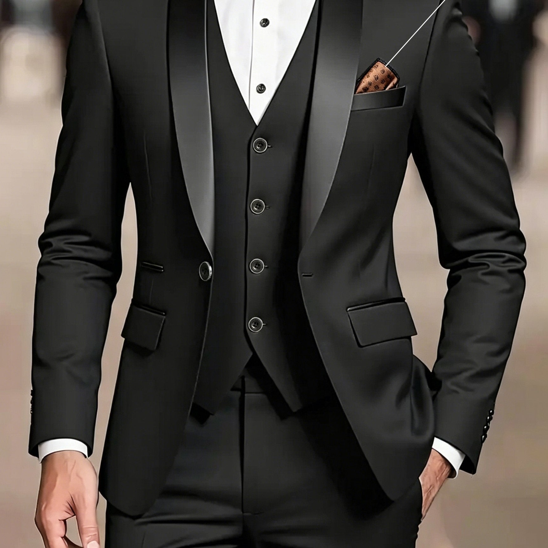 3 PIECE SUIT SET FOR MEN