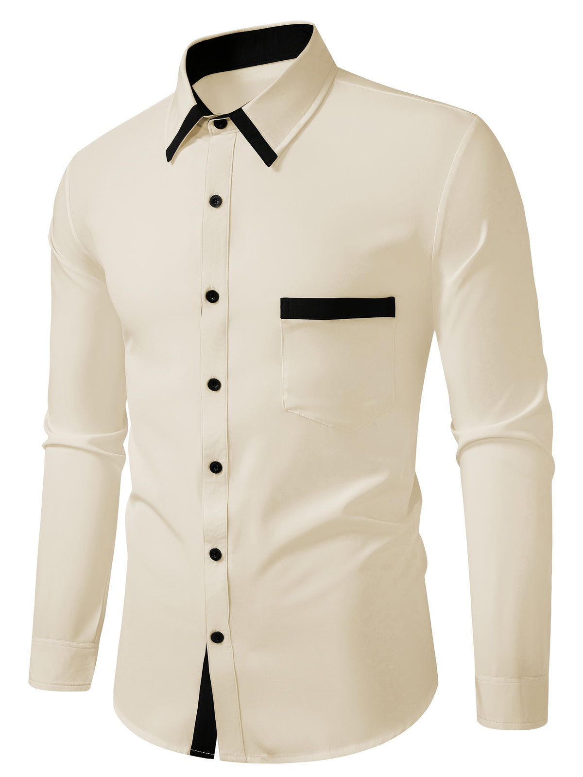 CONTRAST PANEL SHIRT FOR MEN